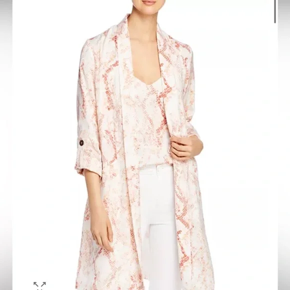 Donated - CUPCAKES & CASHMERE | Neptune Satin Trench Coat - Picture 4 of 7